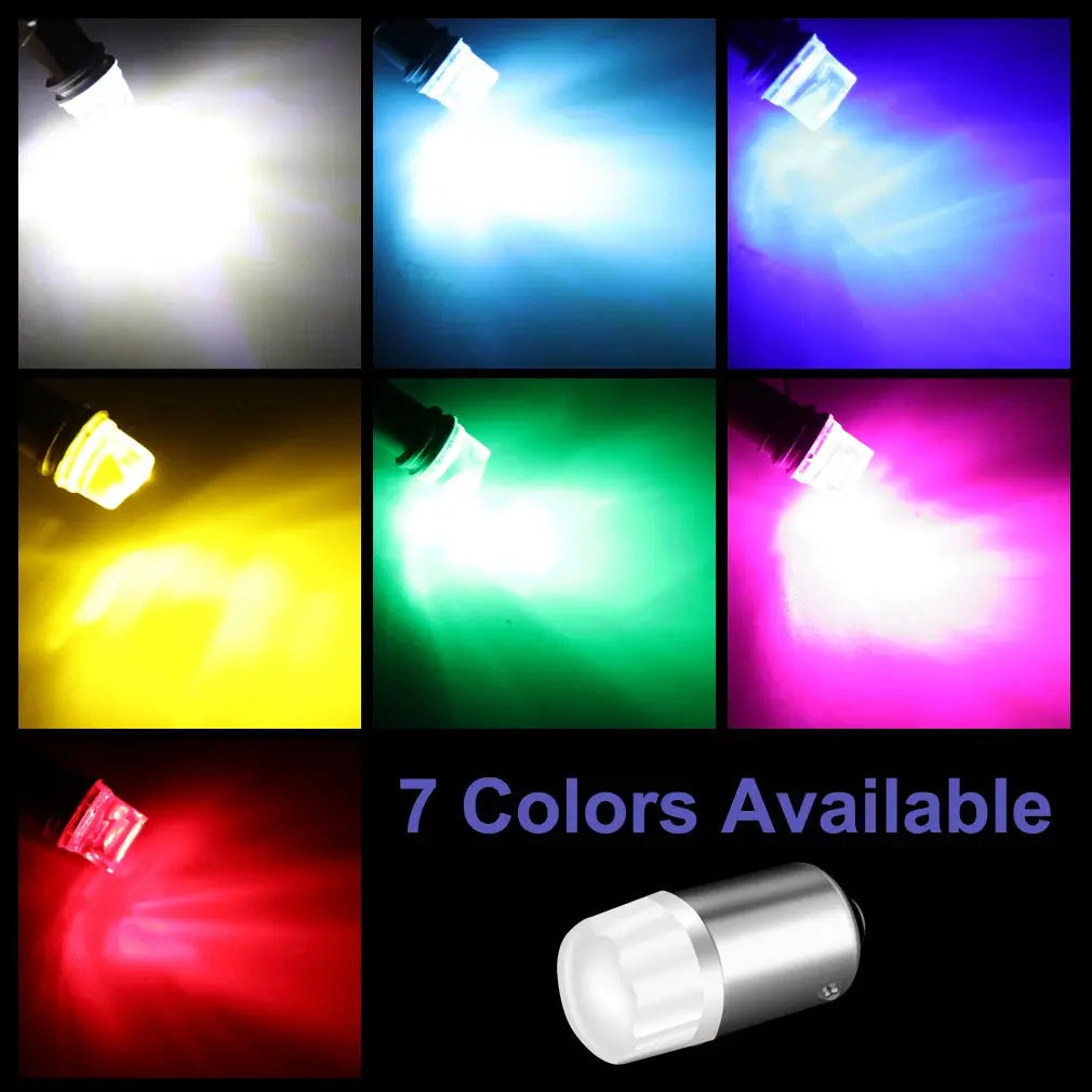 2PCS BA9S T4W LED Bulbs β 12V DC | 2835 SMD | Multi-Colour Options | License Plate, Dome, Map & Indicator Lights