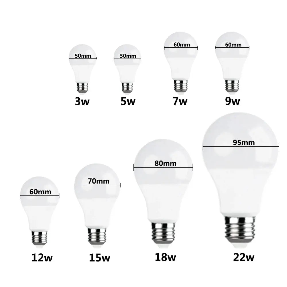 LED Bulb | 3W–22W Non-Dimmable | Warm & Cool White | Long-Life Lighting