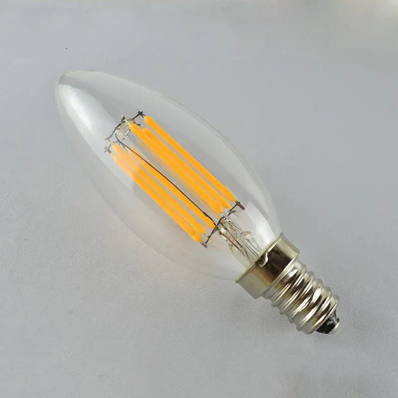 E14 LED Bulb – Dimmable | 220V | 500LM | Glass Shade & Copper Base | 360° Beam