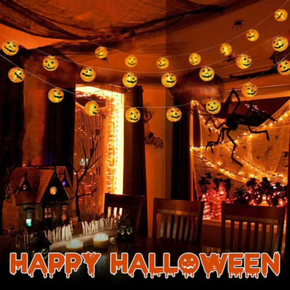 Outdoor Halloween String Lights