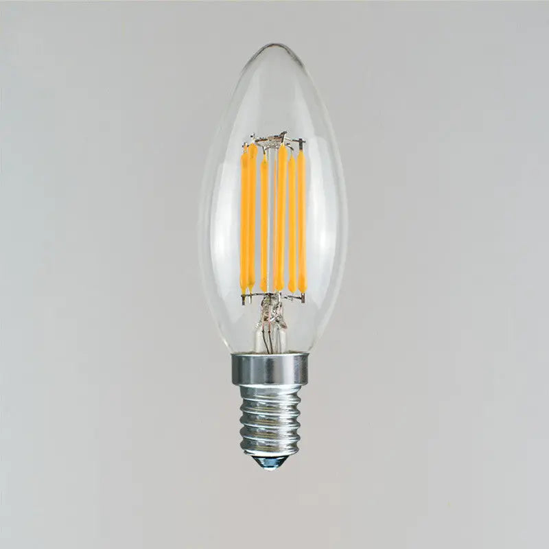 E14 LED Bulb – Dimmable | 220V | 500LM | Glass Shade & Copper Base | 360° Beam
