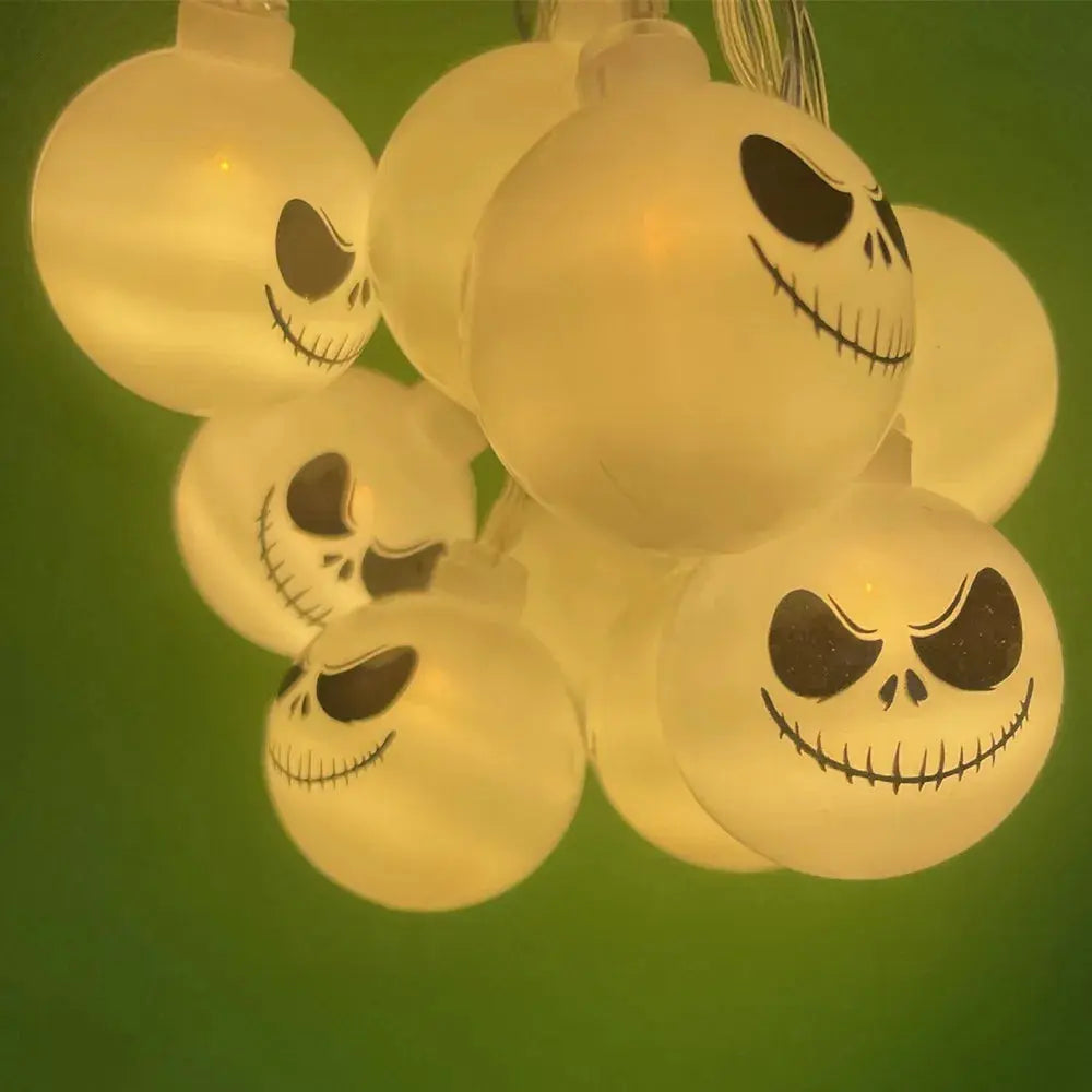 2025 Halloween Ghost String Lights LED