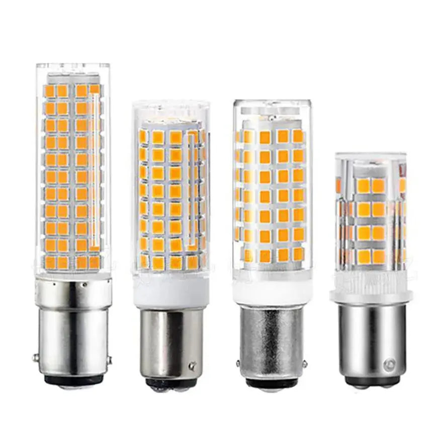 BA15D LED Bulb β 52/76/88/102/136 SMD Options | 6Wβ15W Energy Saving Light | Warm White or Cool White