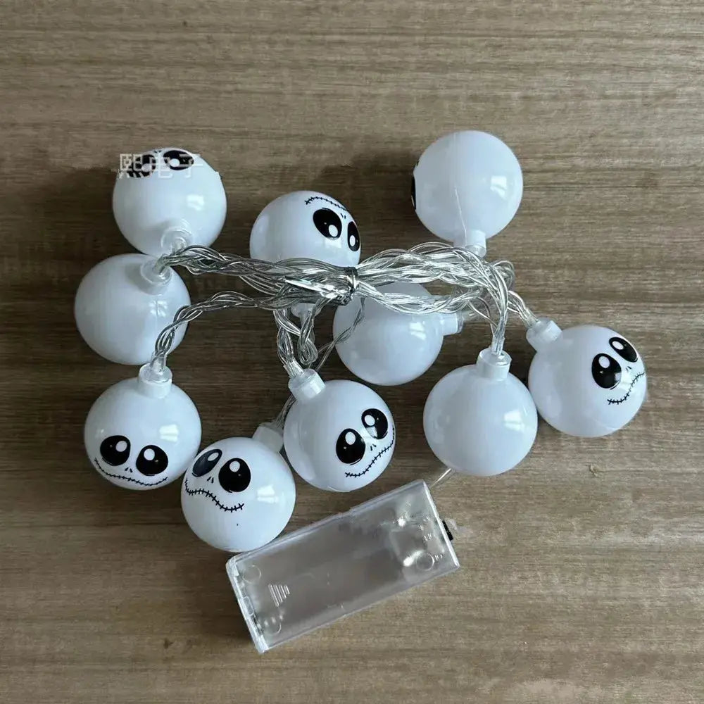 2025 Halloween Ghost String Lights LED