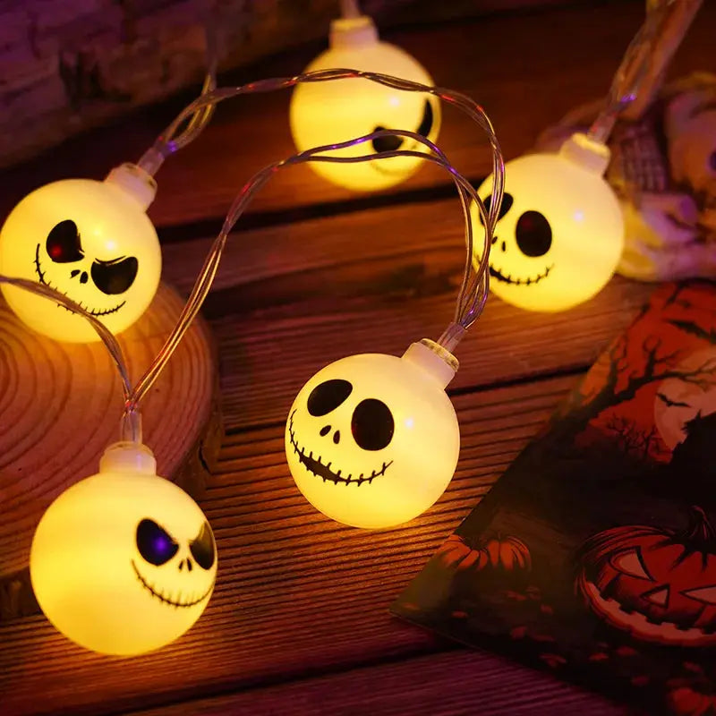 2025 Halloween Ghost String Lights LED