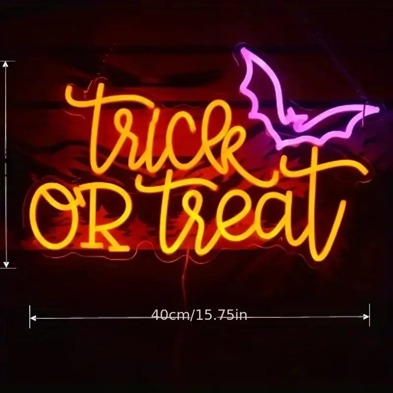 Trick or Treat Neon Sign