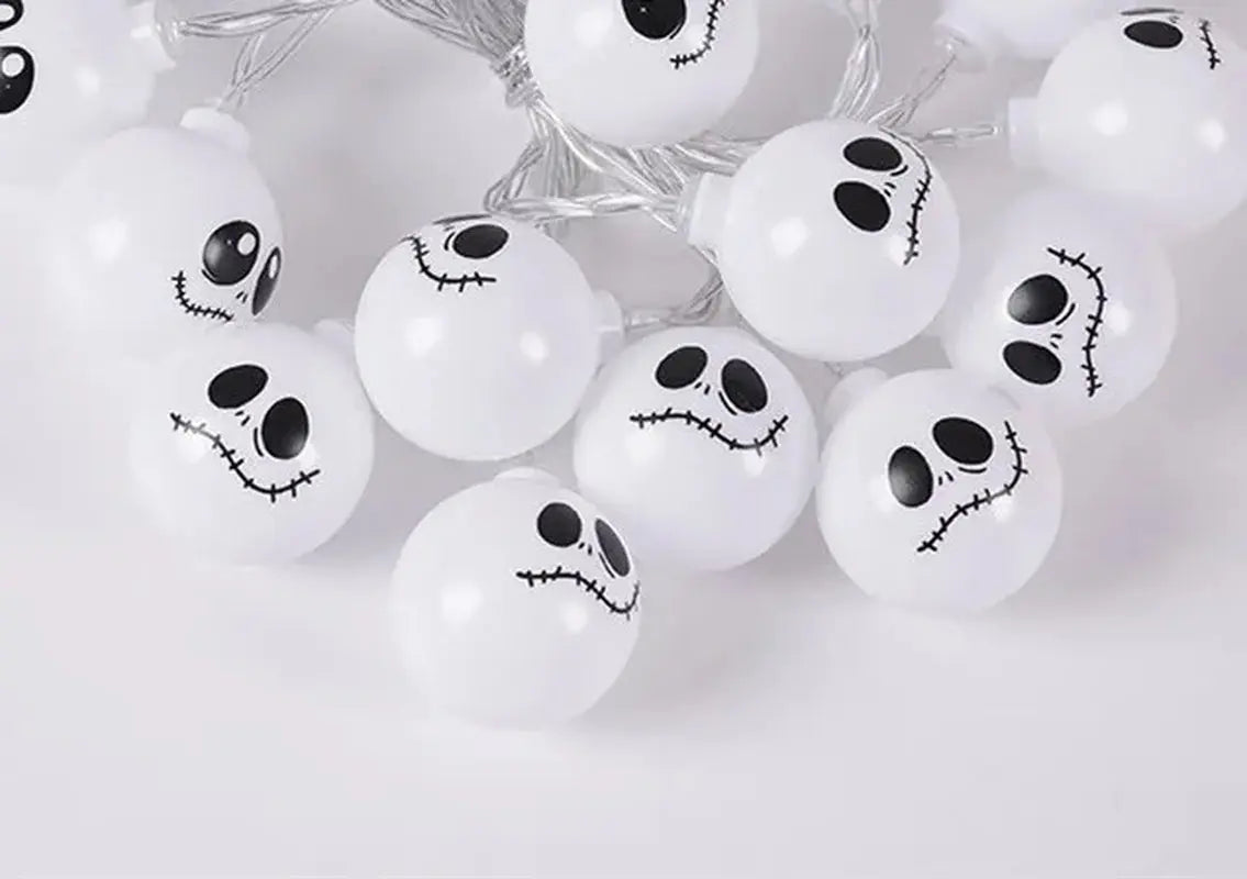 2025 Halloween Ghost String Lights LED 