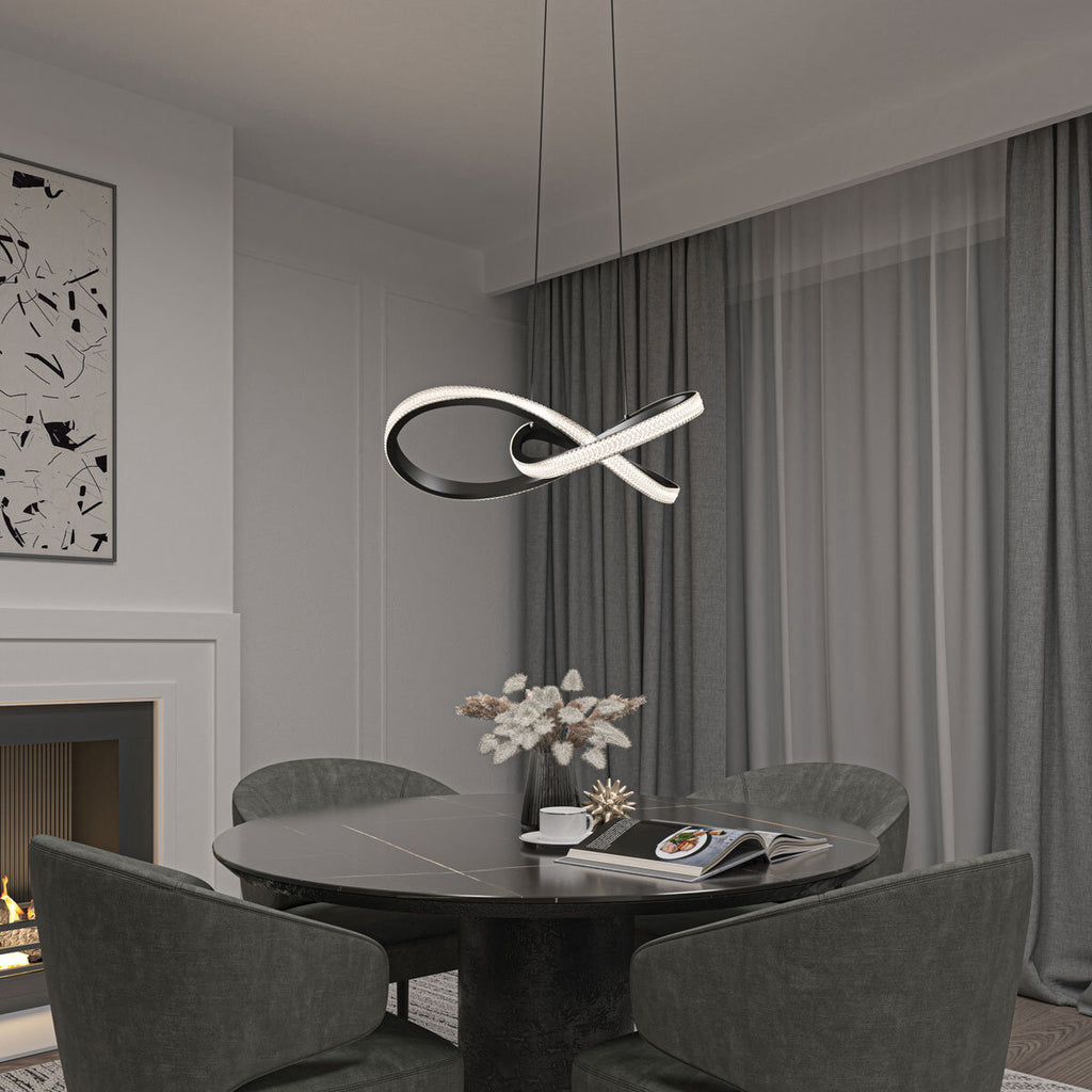 Morgan Pendant LED Light in Black