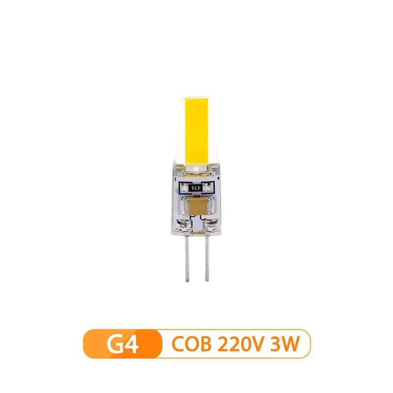 G4 Dimmable 3W 220/240V LED Bulbs - To Replace Halogen Bulbs x10