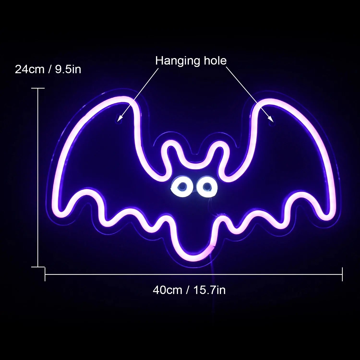 Bat LED Neon Sign for Halloween 