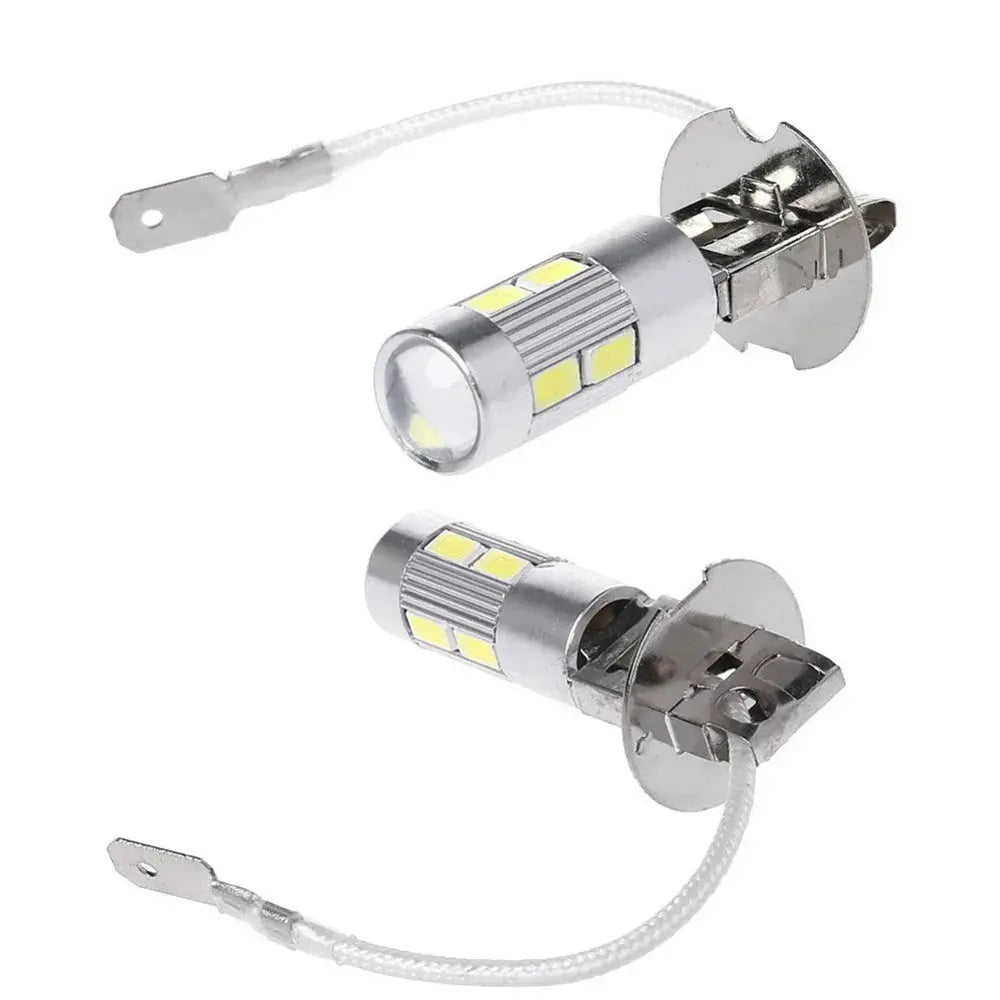 2pcs H3 LED Car Light Bulbs – 12V 5W | Long-Life, Shock-Resistant | Dashboard & Instrument Lighting